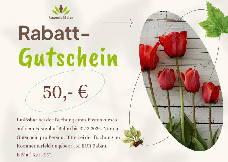 Rabatt Gutschein Fastenhof Behm 2026