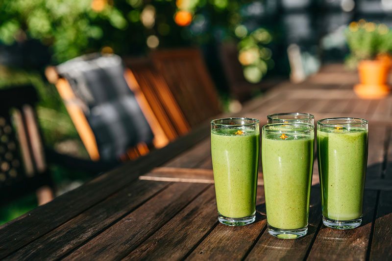 Grüne Smoothies beim Behmfasten