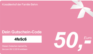 Fastenhof - Gutschein